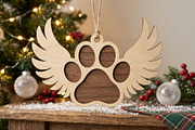 Pet Memorial Laser Cut Wood File,, an Object Graphic by Libby Wishes (Thumbnail 4 of 4)