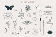 Hand Drawn Mystical Moon Collection, an Illustration by KirillsWorkshop (Thumbnail 5 of 6)