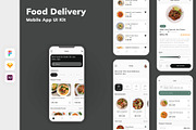 Food Delivery Mobile App UI Kit, an UI Kit Template by uicube (Thumbnail 2 of 2)