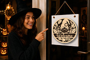 Welcome Gnome Sign SVG, a Work Illustration by Digital Artistic99 (Thumbnail 3 of 4)
