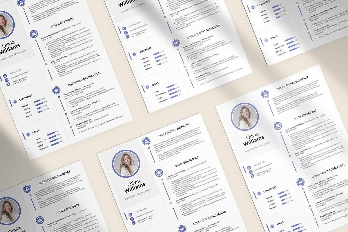 CV Resume Canva Template, a Resume Template by Pulsecolor (Photo 9 of 10)