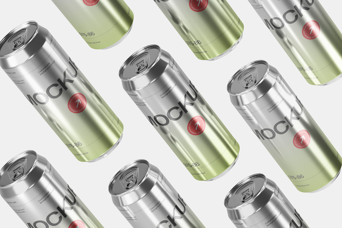 10 PSD Realistic Aluminum Can Mockup, a Packaging Mockup by East Gallery (Photo 5 of 10)