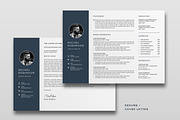 Landscape Resume/CV Template, a Resume Template by Creatune (Thumbnail 2 of 4)