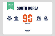 South Korea 90 Icons, a Duotone Icon by Foxyard studio (Thumbnail 1 of 4)