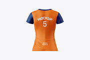 V Neck Women Jersey Mockup, a Product Mockup by Mockupdaddy (Thumbnail 4 of 10)