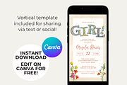 TWO Editable Baby Shower Template, a Design Template by Sally Salinas (Thumbnail 3 of 6)