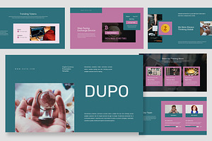 Dupo : Crypto Promo Google Slides, a Presentation Template by Punkl Camp