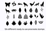 120+ Procreate linocut stamp brushes, a Brush Add-On by laura.design (Thumbnail 3 of 8)