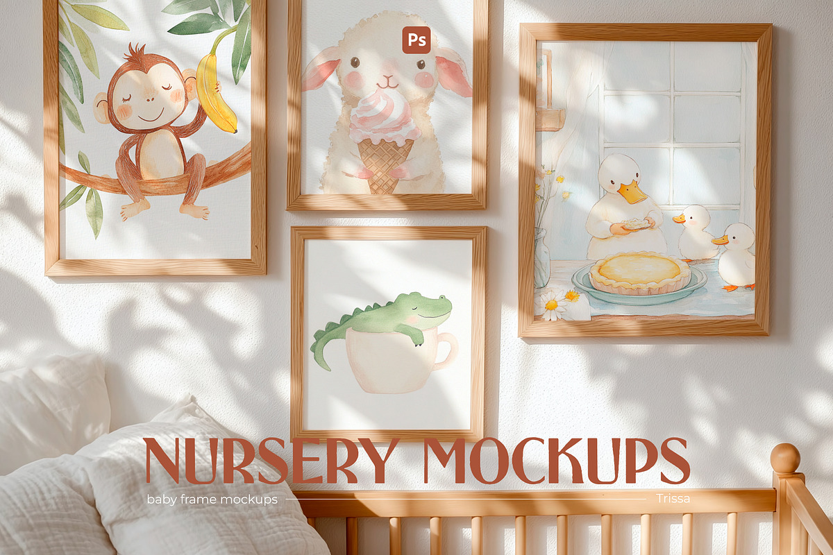 Nursery. — 14 Frame mockup, a Household Mockup by Trissa (Photo 1 of 7)