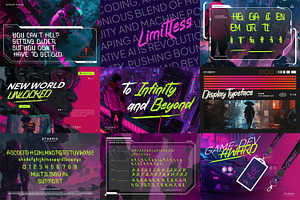 Cyberpunk Font Bundle