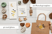 Boho Baby Mockup + Photo Bundle, a Books & Magazine Mockup by Ashley Alexandra Design (Thumbnail 2 of 10)