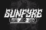 Syrax – Brutal Black Metal Typeface, a Blackletter Font by Ardana Creative (Thumbnail 3 of 9)