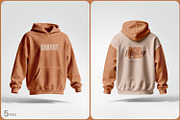 Realistic Hoodie Mockup, a Hoody Mockup by RamStudio2 (Thumbnail 1 of 9)