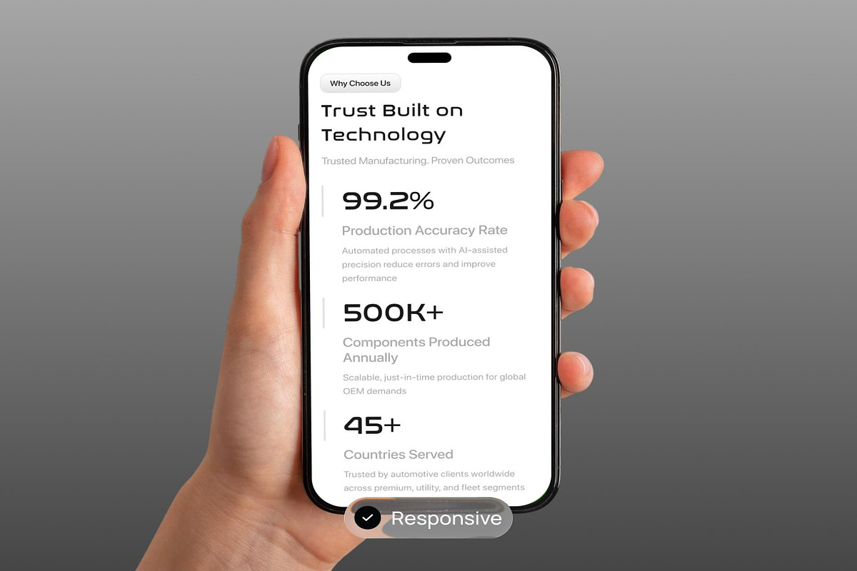 ManuFlex Advanced Manufacturing, an UI Kit Template by Creative Perspective (Photo 4 of 7)