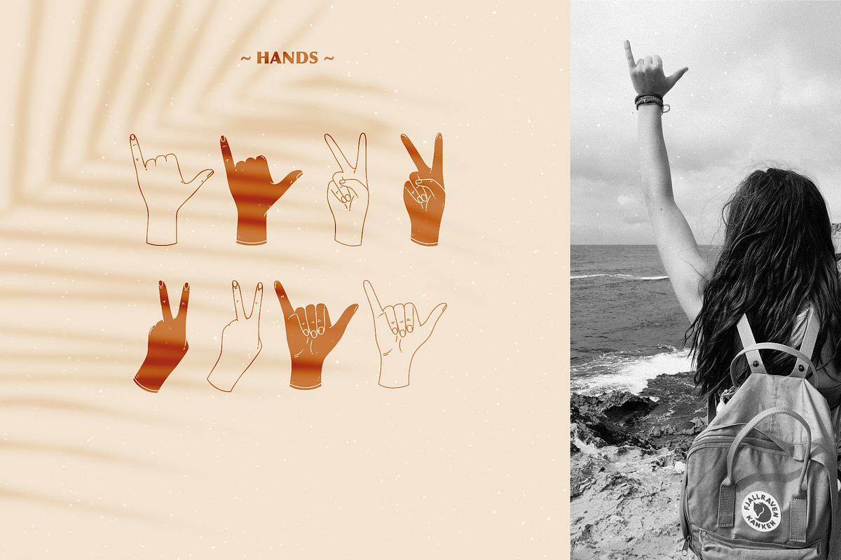 Summer vibes. Graphic collection., a Person Illustration by heyXeni (Photo 10 of 11)