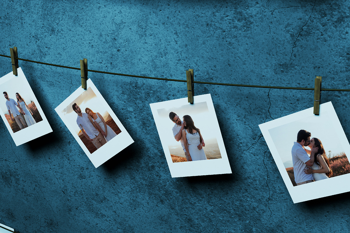 Gallery Photo Hanger Garland Mockup, an Advertising Mockup by herutage (Photo 6 of 6)