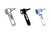 Otoscope Medical Vector Icons, an Object Graphic by Artonix (Thumbnail 2 of 3)