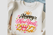 Happy New Year 2027 Celebration, a Seasonal Illustration by Printable Design Store (Thumbnail 2 of 5)