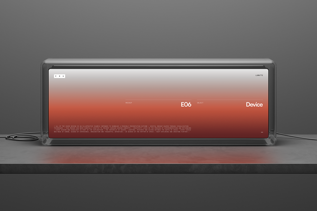 Device Mockup E06, a Device Mockup by Lumatte (Photo 6 of 8)