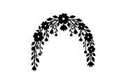 Floral Ornament Silhouette Bundle, an Illustration by BIPLOB EXPERT (Thumbnail 30 of 51)
