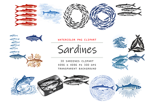 Sardines Clipart