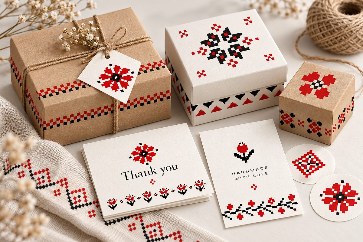 Traditional Ukrainian Ornaments, a Decorative Illustration by Anna Studio (Photo 9 of 10)