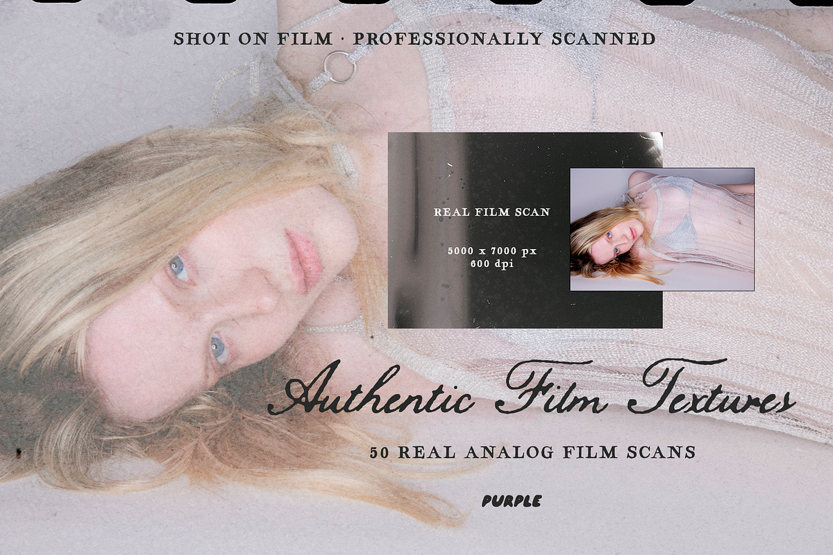 Authentic Film Textures, a Texture Graphic by Purple (Photo 2 of 14)