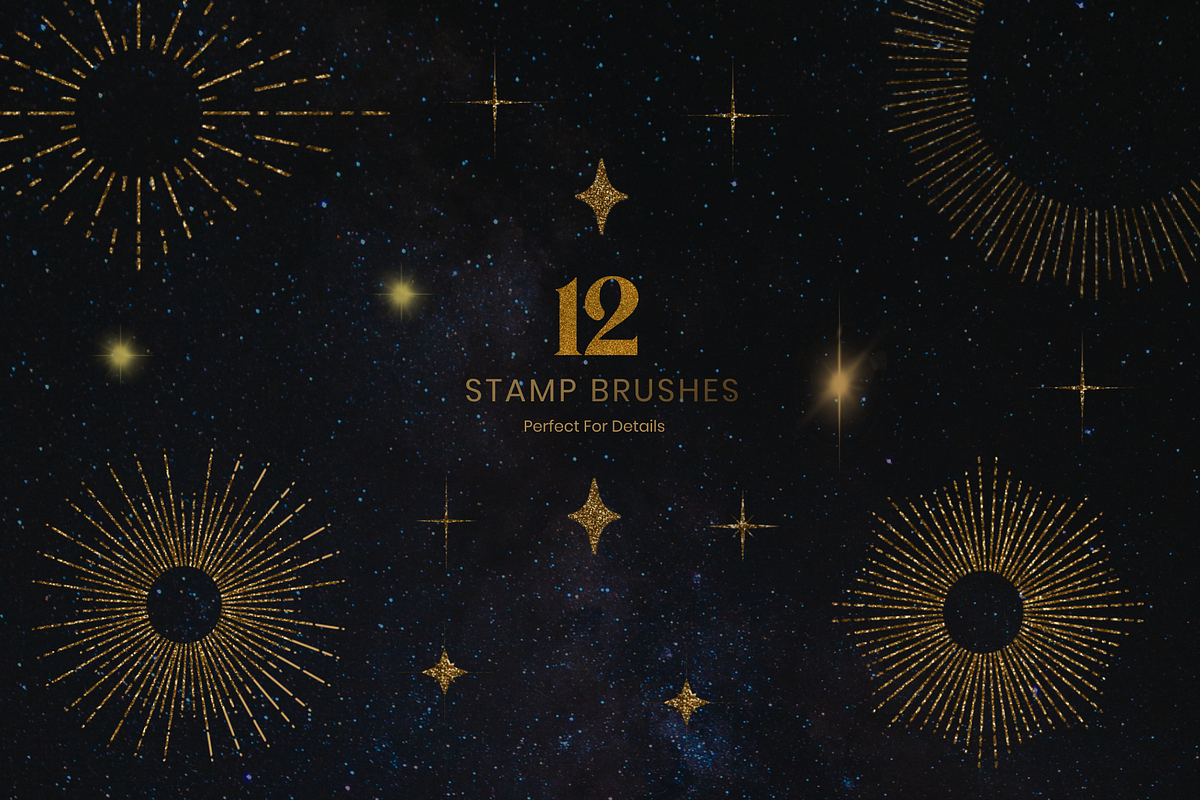 Procreate Glitter Toolbox: Brush Kit, a Brush Add-On by Delightful Design (Photo 11 of 15)