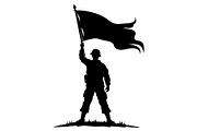 Combat Soldier Silhouettes Bundle, an Illustration by Creativeshirt (Thumbnail 4 of 7)