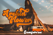 Archid Flower - Retro Handwritten, a Script Font by Dhabee (Thumbnail 10 of 15)