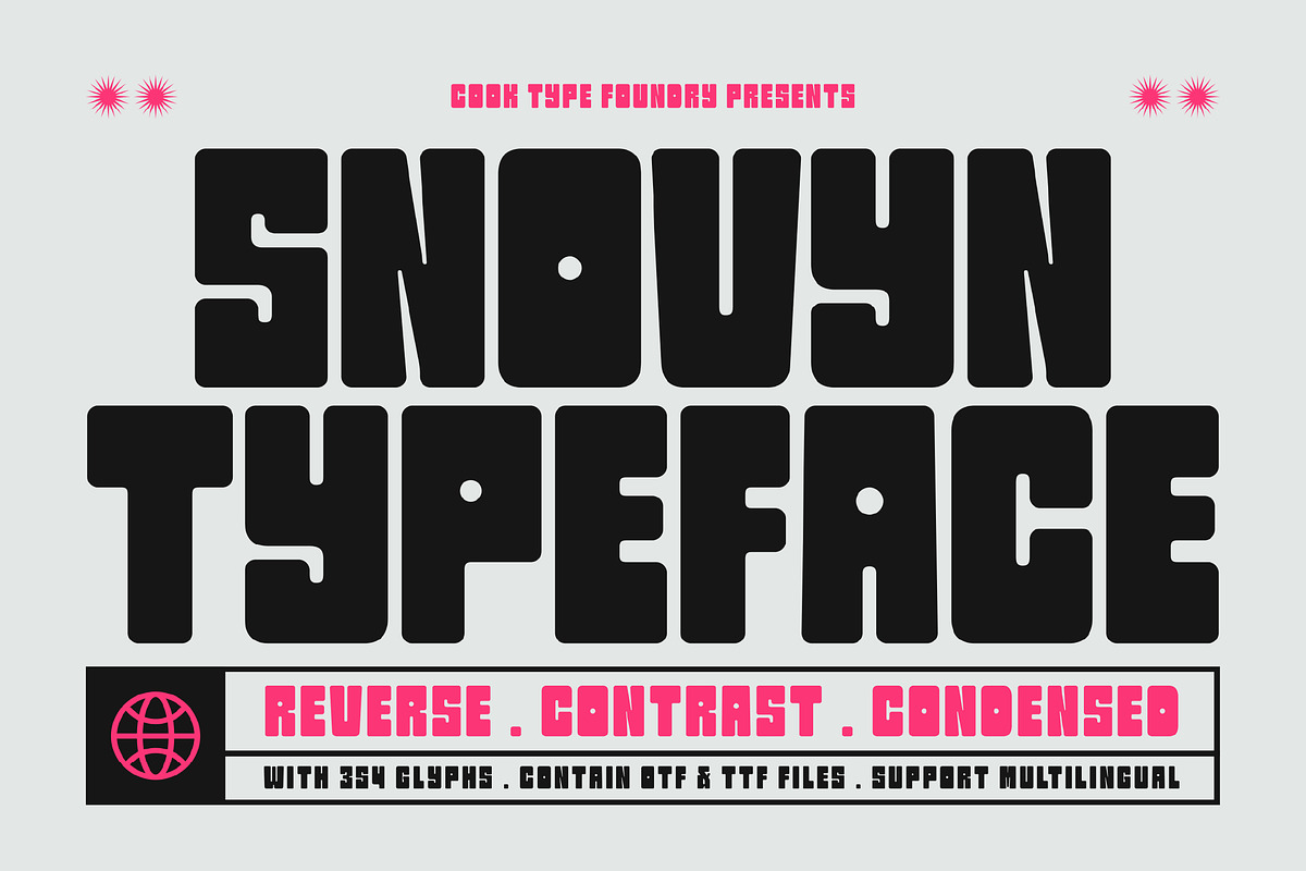 Snovyn, a Sans Serif Font by graphicook (Photo 1 of 10)
