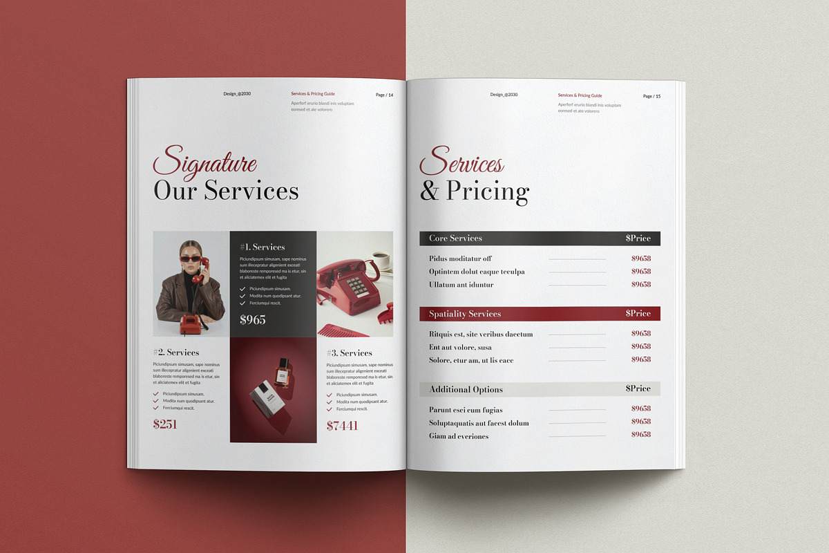 Services and Pricing Guide Template, a Brochure Template by Cleffon_Graphic_Studio (Photo 5 of 7)