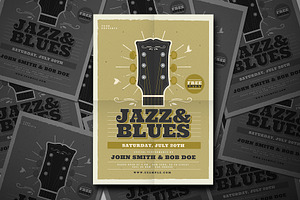 Jazz & Blues Music Flyer