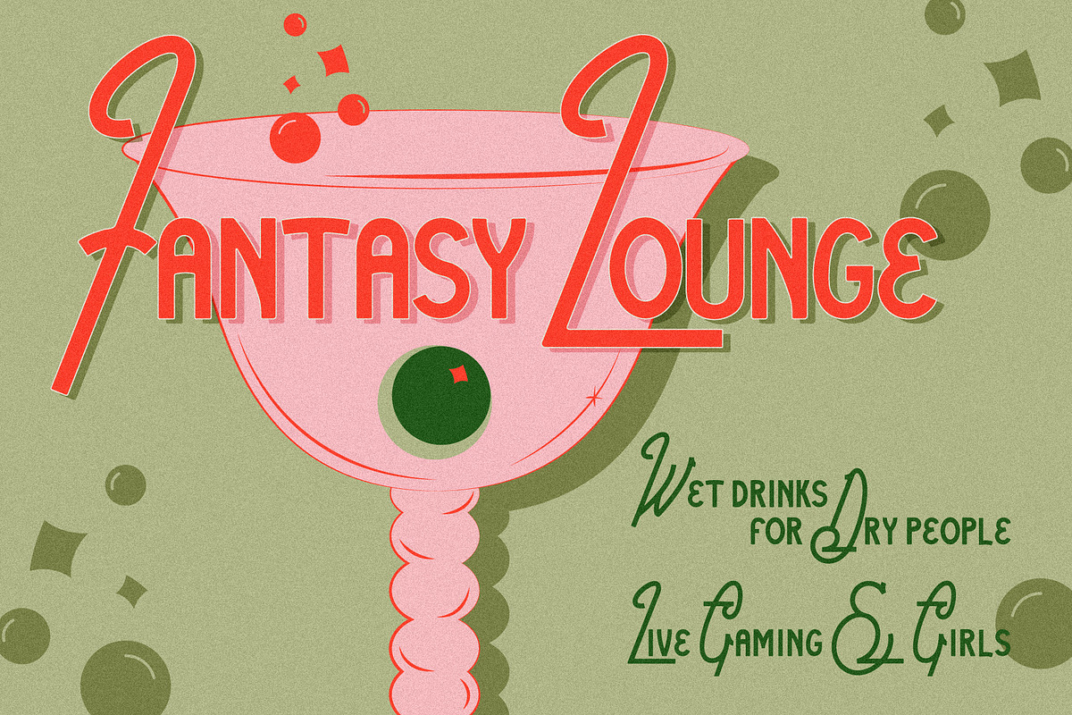 Fantasy Lounge Retro Sans Serif, a Sans Serif Font by Known & Heard (Photo 6 of 6)