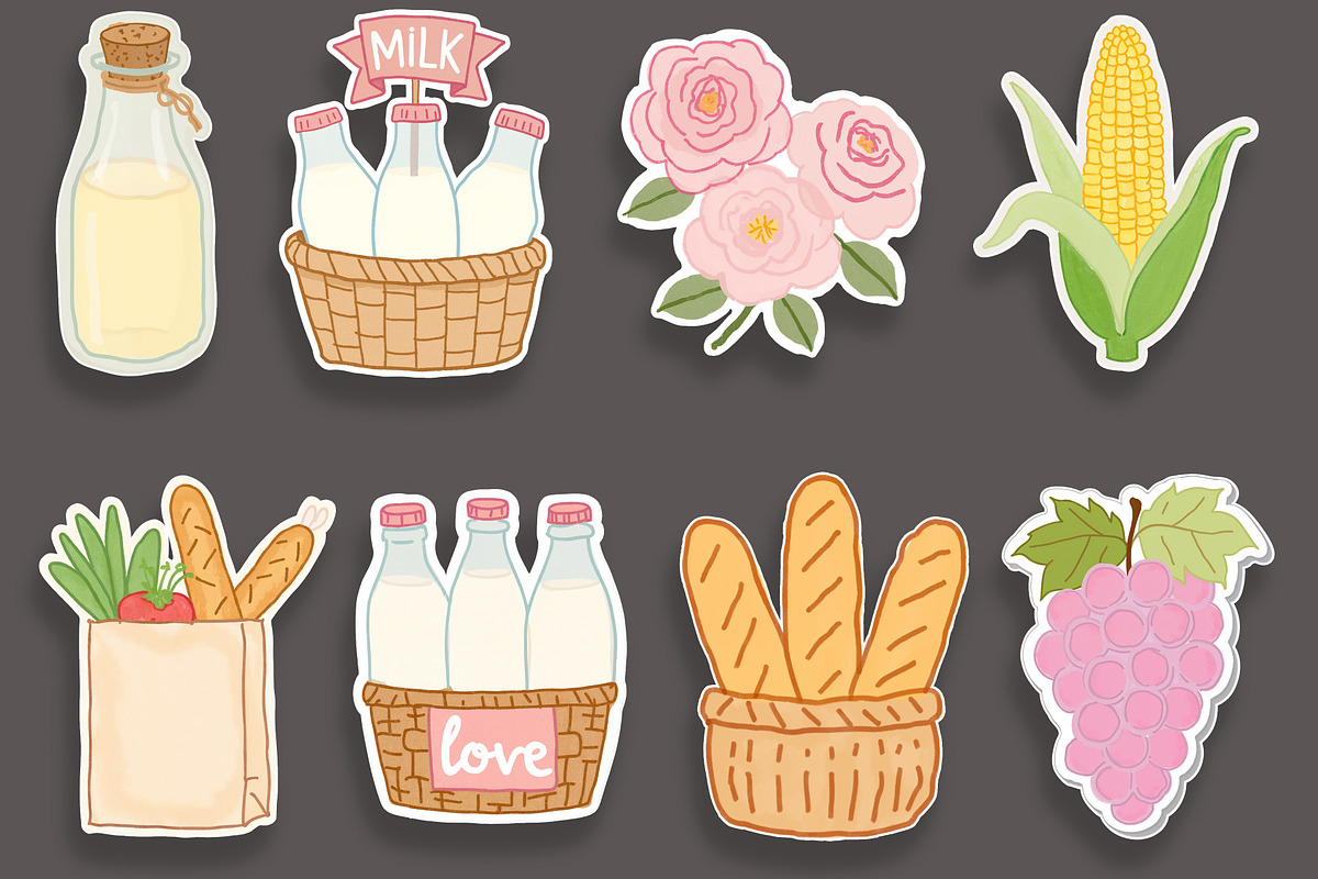 Farm Fresh Clipart Collection, an Object Graphic by Jakayla Digital Co (Photo 5 of 5)
