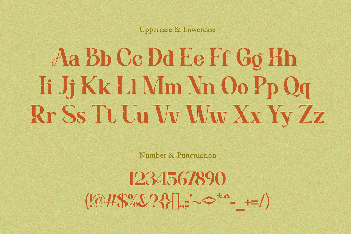 Benogi - Retro Serif Font, a Serif Font by Flawless And Co (Photo 9 of 12)