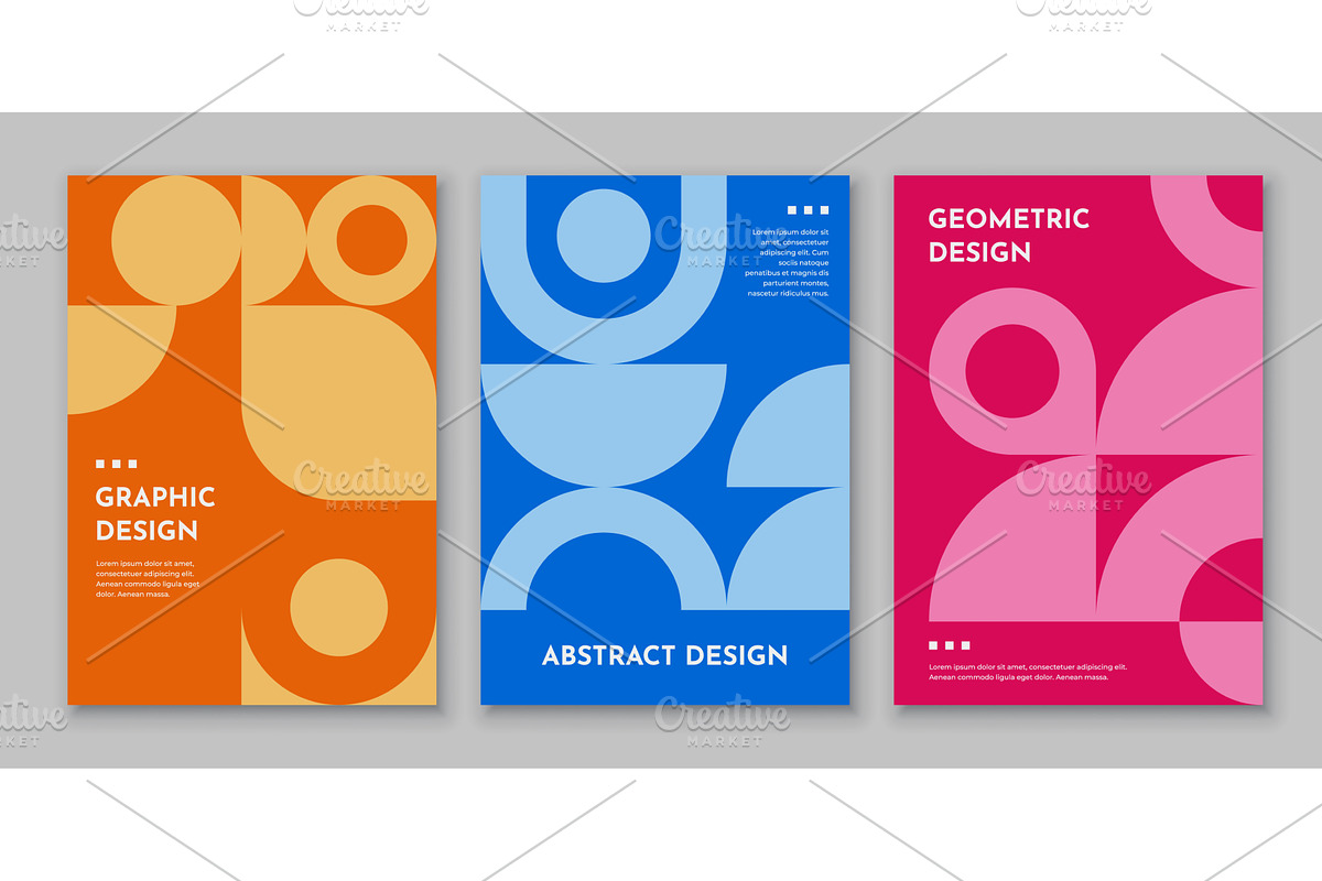 Abstract business posters, an Education Illustration by Buch&Bee