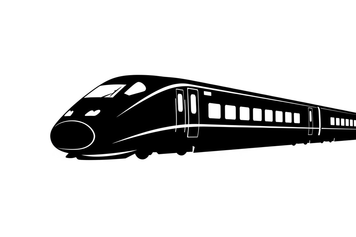 train transport silhouettes, an Illustration by Amazin_art (Photo 7 of 31)