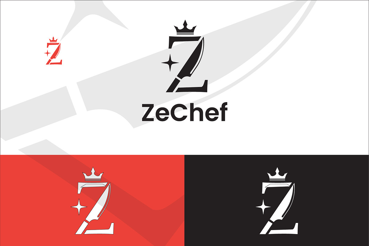 Letter Z Knife Chef Logo, a Templates & Theme by Assaldesigns (Photo 4 of 4)