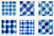 Watercolor Gingham Seamless Pattern, a Pattern Graphic by CreationArt (Thumbnail 3 of 4)