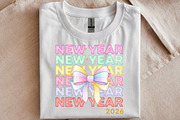 New Year Coquette Bow Png, an Illustration by SinaCreation (Thumbnail 3 of 11)