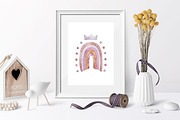 Rainbow watercolor clipart, an Illustration by CreativeByLu (Thumbnail 9 of 10)