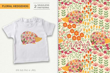 Floral Hedgehog Garden