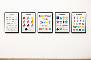 Educational posters set for kids, an Education Illustration by iDezignify (Thumbnail 1 of 5)