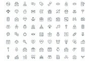 450 Love and Wedding Line Icons, an Outline Icon by Vectors Market (Thumbnail 3 of 6)
