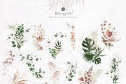 World Of Leaves. Greenery Watercolor, an Object Graphic by Khrys.art (Thumbnail 12 of 15)