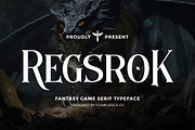 Regsrok - Fantasy Game Serif Font, a Serif Font by Flawless And Co (Thumbnail 1 of 10)