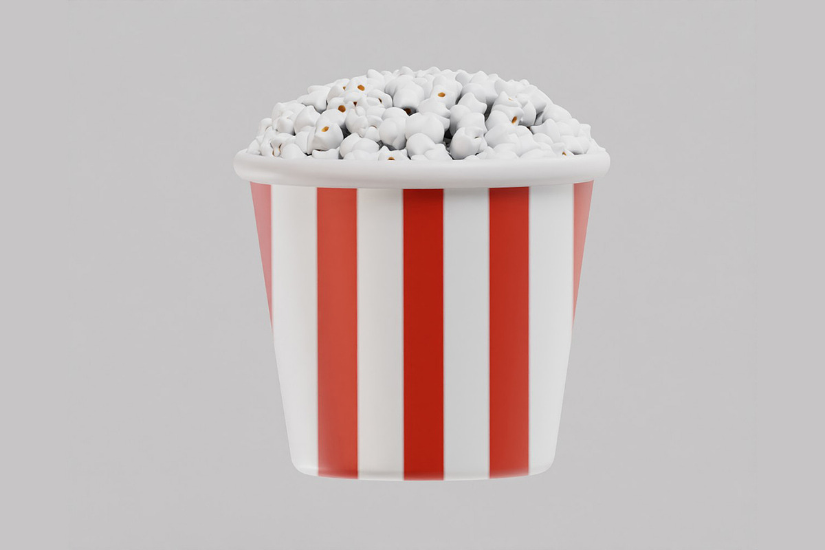Popcorn buckets, an Object 3D Model by fahad121 (Photo 3 of 6)