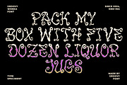 GF Wonka Rough Handdrawn Swirly Font, a Handwritten Font by GroovyFontCo (Thumbnail 4 of 7)