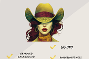 SURREAL WILD WEST FANTASIES CLIPART, a Person Illustration by Daring Digies (Thumbnail 8 of 10)